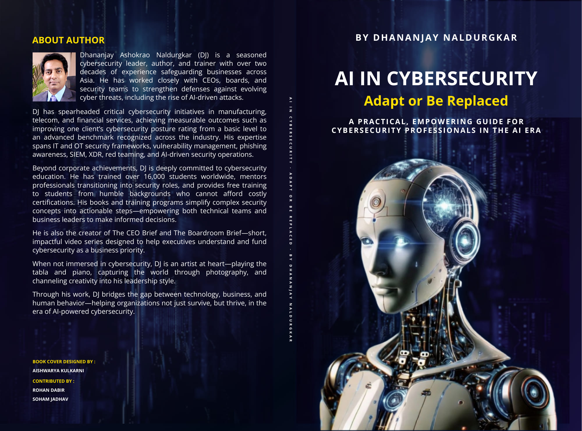 AI in Cybersecurity Book Cover